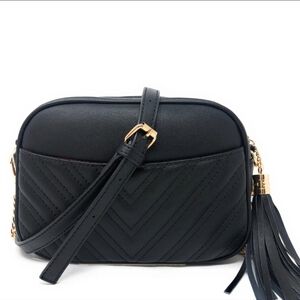 NWOT Lola Mae Quilted Crossbody Bag, Trendy Design Shoulder Purse (#13)
